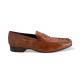 Belvedere "Natale" Brandy Genuine Crocodile and Ostrich Shoes 1029.
