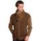 LCR Dark Camel / Brown Classic Fit Wool Blend Shawl Collar Cardigan Sweater 5860C