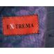 Extrema Navy / Blue / Burgundy Plaid Super 150's Wool Vested Wide Leg Suit 40039