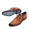 Mezlan "Ellwood" Cognac Hand Burnished Genuine Calfskin Oxford Shoes 9743
