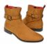 Tayno "Rajasthan" Camel Vegan Suede Single Strap Jodhpur Boots