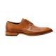 Stacy Adams "Bramwell" Tan Polished Genuine Leather Shoes With Braided Edging 24971-240