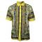 Prestige White / Black / Gold Hand Laced Irish Linen Short Sleeve Outfit LUX-193
