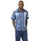 Montique Blue Combo / White Multi Patterned Short Sleeve Outfit 2013