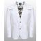 V.I.P. White Egyptian Cotton Dress Casual Slim Fit Blazer VB1901