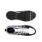 Belvedere "E03" Black & White Genuine Ostrich / Calf-skin Leather Casual Sneakers