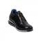 Belvedere "E02" Black Genuine Ostrich / Leather Casual Sneakers.