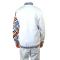 Stacy Adams White / Navy / Orange Cotton Blend Modern Fit Tracksuit Outfit 240