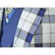 Statement "Cornila" Silver / Blue / Black Super 150's Wool Vested Modern Fit Suit