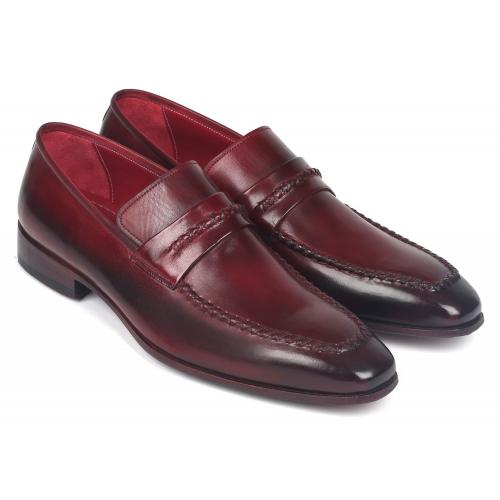Paul Parkman Bordeaux Genuine Leather Loafer Shoes 068-BRD.
