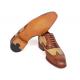 Paul Parkman Brown / Beige Genuine Leather Oxford Shoes 224BJ57
