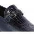Lombardy Navy Genuine Crocodile / Leather Horsebit Loafer Shoes ZLA058210.