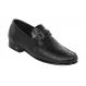 Lombardy Black Genuine Quill Ostrich / Leather Horsebit Loafer Shoes ZLA050305.