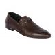 Lombardy Faded Brown Genuine Lizard Skin Horsebit Loafer Shoes ZLD010716.