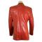 Bassiri Red Alligator Embossed PU Leather Classic Fit Blazer J1041