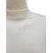 Bagazio Cream Cotton Blend Mockneck Sweater VT041