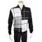 Bagazio Black / White / Grey Quarter Zip Pullover Sweater BM2079