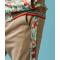 Stacy Adams Khaki / Green / Red Cotton Blend Modern Fit Tracksuit Outfit 1553