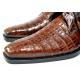 Mezlan "Anderson" Sport Rust Genuine All-Over Crocodile Oxford Shoes 13584-F