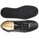 Belvedere "Parker" Black Genuine Ostrich Casual Sneakers 6004..