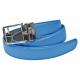 Serpi Sky Blue Genuine European Calfskin Leather Adjustable Track Belt R1