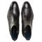 Mezlan "SX4798-S" Black Genuine Ostrich Straight-Heel Zipper Boots.