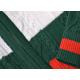 Prestige White / Red / Green Zip-Up Knitted / Chino Short Sleeve Outfit CMK-180