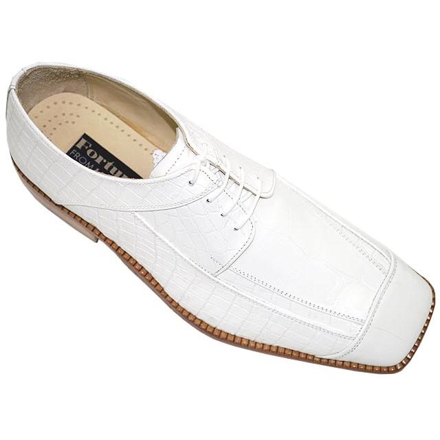 Liberty White Alligator Print Shoes #499 - $79.90 :: Upscale Menswear ...