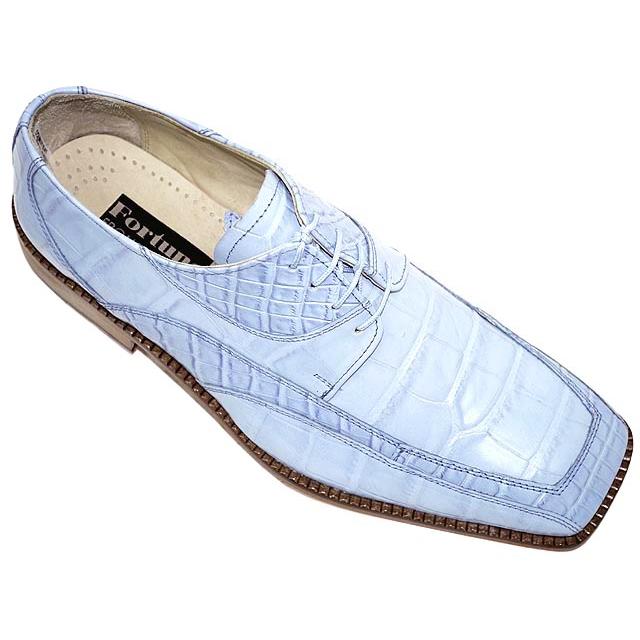 Liberty Sky Blue Alligator Print Shoes #498 - $79.90 :: Upscale ...