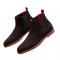 Tayno "Beatle" Brown Vegan Suede Casual Chelsea Boots