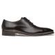 Mezlan "E20245" Black Genuine Calf-Skin Leather Hand-Burnished Cap Toe Shoes.