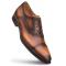 Mezlan "E20245" Coganc Genuine Calf-Skin Leather Hand-Burnished Cap Toe Shoes.