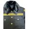 Prestige Black / Gold Greek Key Cotton / Faux Fur Chino Jacket Outfit COJ-105