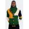 LCR Green / Mustard / Multicolor Modern Fit Wool Shawl Collar Cardigan Sweater 6810