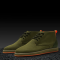 Tayno "Sonoran" Olive Green Vegan Suede Lace-Up Desert Chukka Sneaker Boots