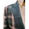 Cielo Dark Green / Beige / Burgundy / Silver Lurex Plaid Slim Fit Suit BP3608