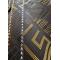 Pronti Black / Metallic Gold / Multi-Colored Greek Key Short Sleeve Shirt S6661