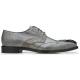 Belvedere "Valter" Gray Genuine Caiman Crocodile and Lizard Dress Shoes.