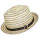 Classico Italiano Cream 100% Panama Straw Dress Hat