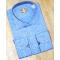 Brandolini Sky Blue Embroidered Design Long Sleeves Cotton Shirt 1AJ61B