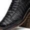 Marco Di Milano "Alonzo" Black All-Over Genuine Crocodile Sneakers