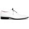 Marco Di Milano "Criss" White Fully Wrapped Genuine Ostrich Dress Shoes