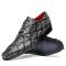 Marco Di Milano "Criss" Grey Fully Wrapped Genuine Pirarucu Dress Shoes