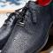 Marco Di Milano "Criss" Black Fully Wrapped Genuine Stingray Dress Shoes