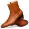 Marco Di Milano "Giorgio" Bradly Genuine Ostrich Quill Dress Boot