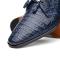 Marco Di Milano "Lacio" Navy Genuine Caiman Crocodile Dress Shoes