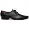 Marco Di Milano "Leonardo"  Black Genuine Caiman Crocodile Dress Shoes