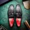 Marco Di Milano "Fabro" Black Genuine Alligator Leather Loafer