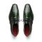 Marco Di Milano "Moncalieri" Green Genuine Alligator And Cobra Skin Dress Shoes