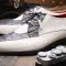 Marco Di Milano "Moncalieri" Gray / White Genuine Alligator And Cobra Skin Dress Shoes